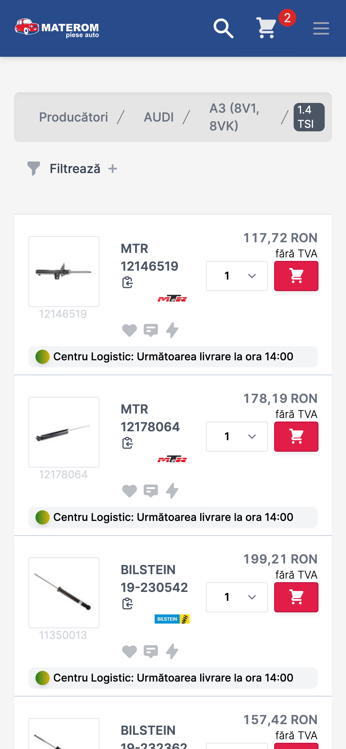 NOUL SHOP.MATEROM.RO MATEROM